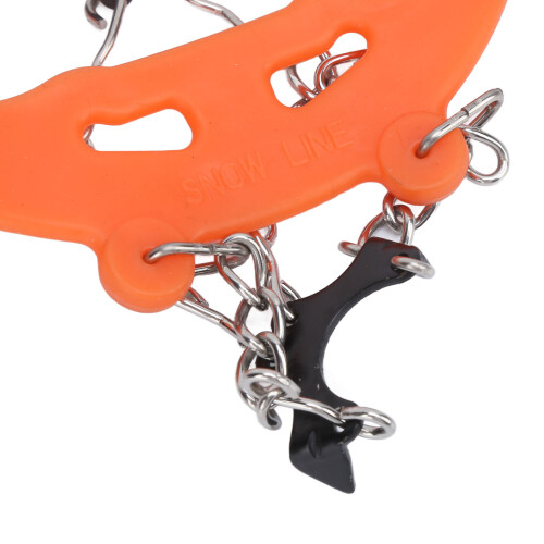Crampons à 8 pointes, couvre-pieds orange, taille EU 35-45 2