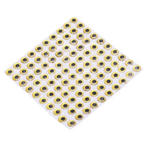 Autocollant durable d'yeux de poisson pour les leurres, ensemble holographique 3D, fini doré artificiel