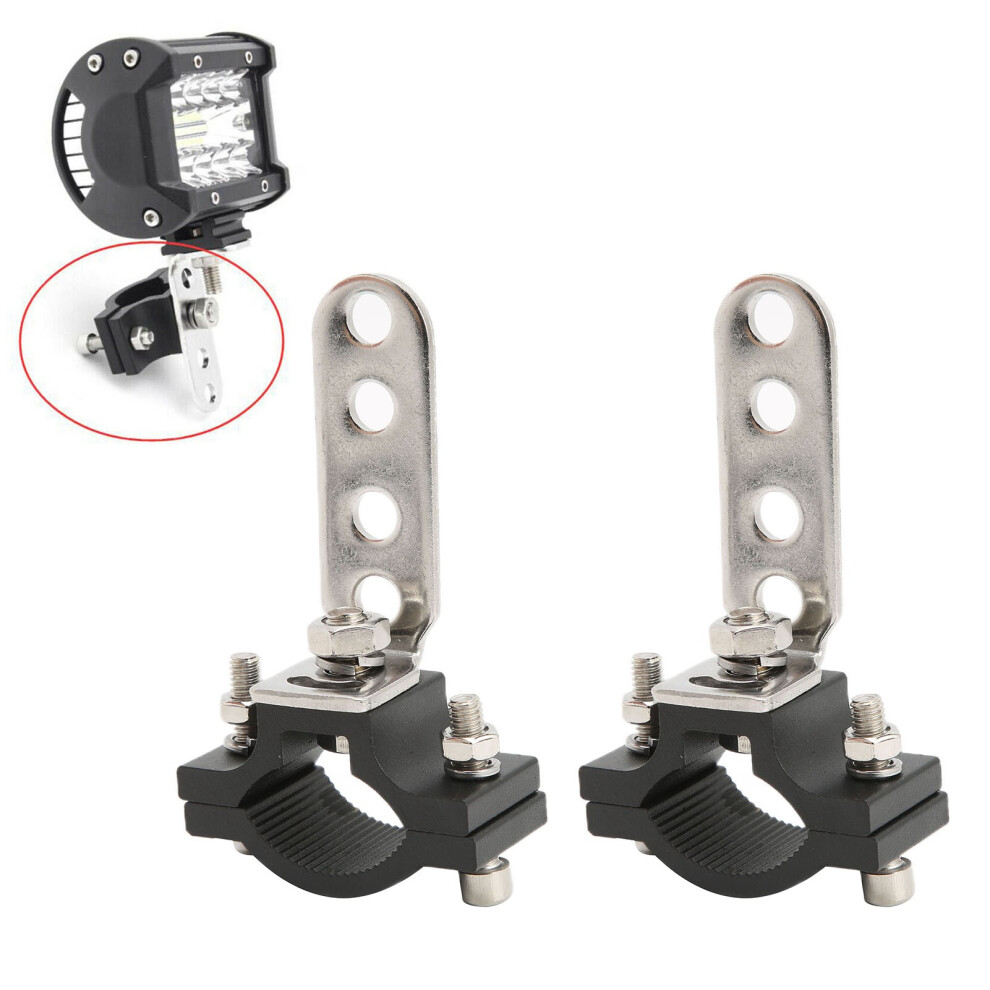Led Bar Brackets 1.2In Bull Bar Tube Work Lamp Mounting Clamp For Motorcycle Truck Suv Atv Light 8181322259283