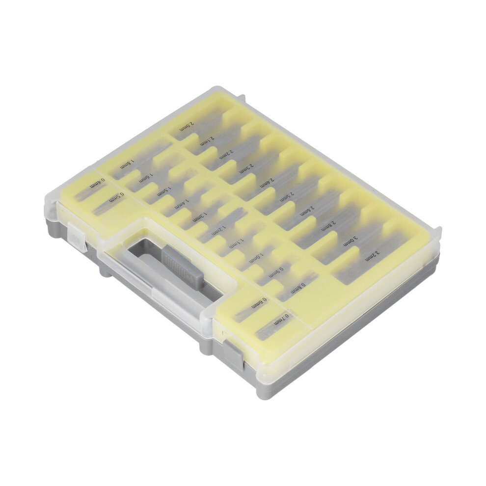 150Pcs Twist Drill Bits Mini Hss Manual Hardware Tools Replacement 0.4Mmâ3.2Mm With Plastic Box 4621322259554