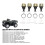 Kit de rotules 51355-HP5-601 4130 Chromium 1 ensemble 6