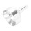 Mini imbuto in lega di alluminio 10 pezzi, argento 3