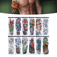 12 Stück Wasserdichte Temporäre Tattoo-Aufkleber für Arme & Beine