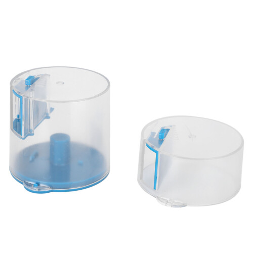 Alimentatore automatico per pesci temporizzato 11,5 oz plastica blu 2
