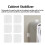 Stabilizzatore per armadi HIPS 7x5.5x7cm 222g DoublePaste 7