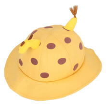 Cappello a secchiello per bambini in cotone giallo a forma di cervo 20,47 pollici