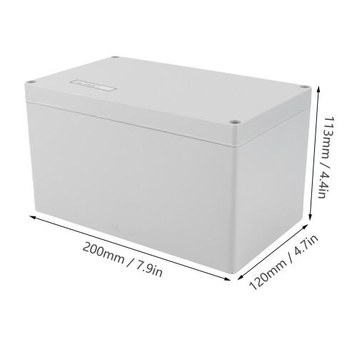 F1-1 2,7 L IP65 Boîte de jonction 200x120x113 mm Noir 1