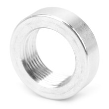 Rostfreie Aluminium-Schweißstutze 22x1,5 mm für Kraftstofftank, Innengewinde, aus Blockstahl