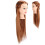 Hellbraune Haar-Modelkopf für Haarstyling, Flechttechniken & Make-up-Training 11
