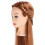 Hellbraune Haar-Modelkopf für Haarstyling, Flechttechniken & Make-up-Training 4