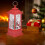 Lanterna LED di Babbo Natale rossa dimensione piccola 160mAh 14