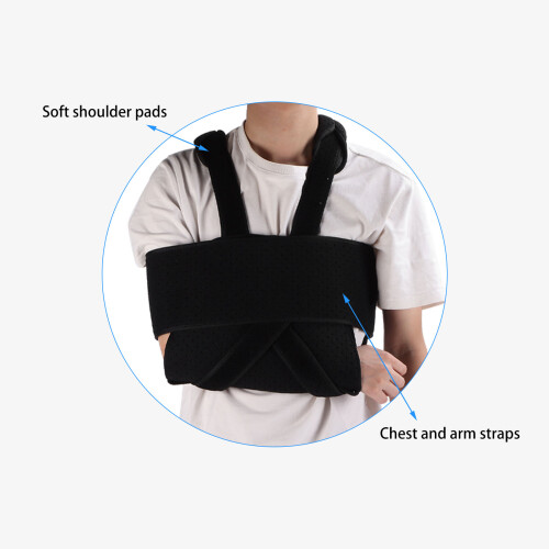 Écharpe d'immobilisation pour épaule et bras 128 cm/30 cm Éponge 2