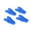 4 pezzi di supporto RC in lega di alluminio blu per 1/10 e 1/8 15