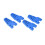 4 pezzi di supporto RC in lega di alluminio blu per 1/10 e 1/8 9
