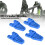 4 pezzi di supporto RC in lega di alluminio blu per 1/10 e 1/8 8