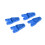 4 pezzi di supporto RC in lega di alluminio blu per 1/10 e 1/8 13