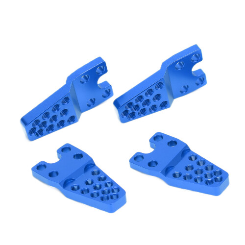 4 pezzi di supporto RC in lega di alluminio blu per 1/10 e 1/8