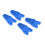 4 pezzi di supporto RC in lega di alluminio blu per 1/10 e 1/8 6