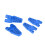 4 pezzi di supporto RC in lega di alluminio blu per 1/10 e 1/8 14