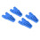 4 pezzi di supporto RC in lega di alluminio blu per 1/10 e 1/8 10