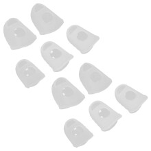 Protettori delle dita per chitarra in silicone, 10 pezzi, XS-XL