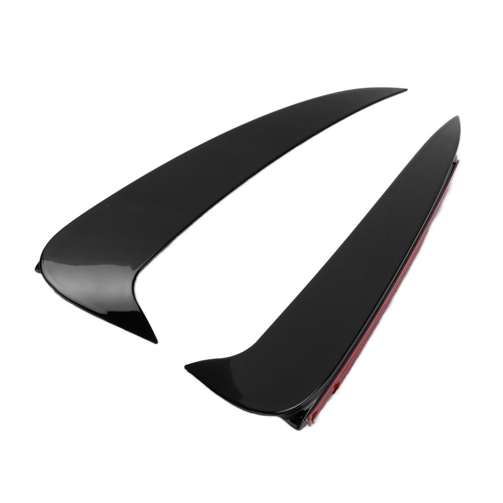 2PCS Car Rear Bumper Side Fins Black Replacement for Mercedes Benz C Coupe C205 2015+-image-OPC-PHVXP85-NEW