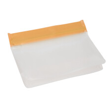 Buste riutilizzabili per conservazione in PEVA di colore arancione, grandi S/M/L