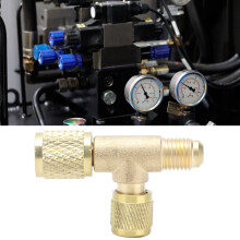 Ottone 55g 1/4SAE Valvola refrigerante R12 R22 R134