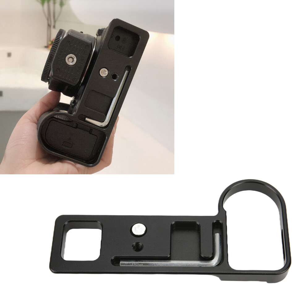 Yelangu Metal Hand Grip Quick Release Plate For Nikon Z6 With 1/4 Inch Screw And Hex Wrench 8751322266262