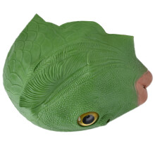 Maschera in lattice a testa di pesce 25x22x20 cm, Colore: Come mostrato