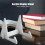 Espositore per libri in acrilico bianco, 85 g, compatto 5