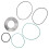 JF015E/RE0F11A kit d'étanchéité CVT - Piston-métal/ABS 16