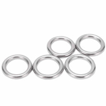 5 pezzi Anelli a O 6x25mm acciaio inossidabile 304