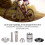 Bouchon de compression du jeu de direction 6061 Al noir 31.7mm 6