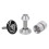 Bouchon de compression du jeu de direction 6061 Al noir 31.7mm 15