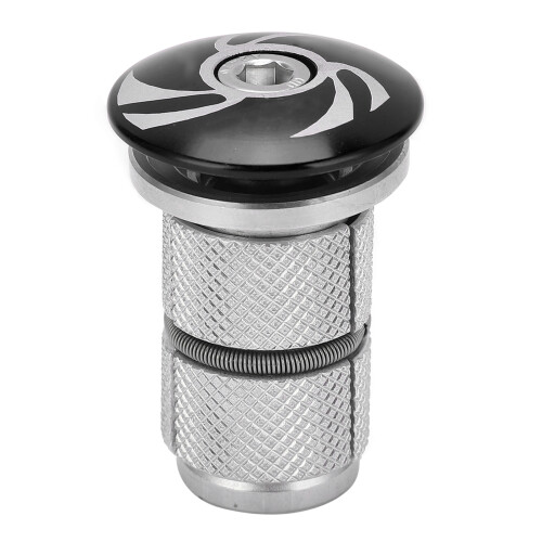 Bouchon de compression du jeu de direction 6061 Al noir 31.7mm 1
