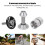 Bouchon de compression du jeu de direction 6061 Al noir 31.7mm 7
