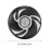 Bouchon de compression du jeu de direction 6061 Al noir 31.7mm 4