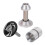 Bouchon de compression du jeu de direction 6061 Al noir 31.7mm 5