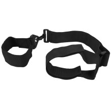 Ceinture de correction de la jambe pour le swing de golf, Nylon+Velcro, noir