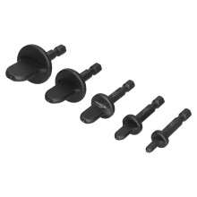 Ensemble de sertissage 5 pièces pour élargisseurs de tubes en cuivre - queue hexagonale