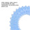 Renforceur de doigts Annular Dot 8,5 cm bleu 30 lb 12