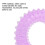 Exerciseur de doigts, 8,5 cm, Violet 40 lb 7