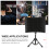 Microphone Isolation Screen with High-Density Absorbing Sponge 3-Panel Foldable Windshield Mini Wind Screen Board Sound Insulation Cover fo 6