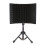 Microphone Isolation Screen with High-Density Absorbing Sponge 3-Panel Foldable Windshield Mini Wind Screen Board Sound Insulation Cover fo 3