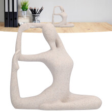 BL562 Statua in resina di posa yoga 650 g/22,9 oz Come mostrato