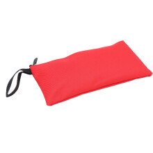 Sac à outils portable en toile pochette étanche à fermeture éclair pour le rangement des outils rouge