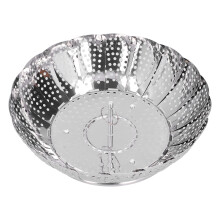 410 Panier vapeur 28 cm diam. 18x9 cm, 250 g, argent
