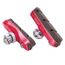 CANSUCC 2 pièces rouges patins de frein V pour VTT/Route