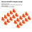 20Pcs Floor Spacer Laminate ABS Compatible Triangles Installation Industrial Tools 7